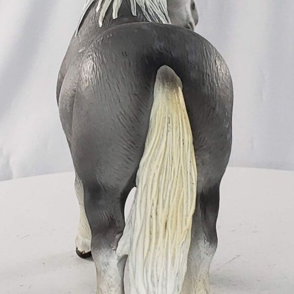 Schleich Percheron Stallion Dapple Grey Horse #13623 - Picture 4 of 5